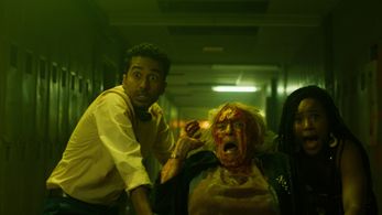 Linda Goranson, Varun Saranga, and Asha Ashanti in Killer High (2018)