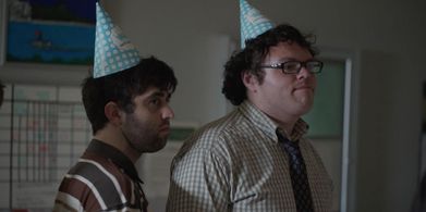 Mark Blane and Sam Lazarus in Little Voice, now streaming on Apple TV+.