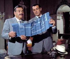 Sean Connery and Pedro Armendáriz in From Russia with Love (1963)