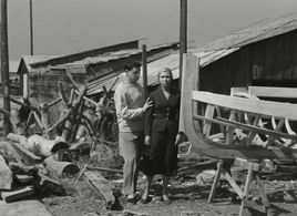 Silvia Monfort and Philippe Noiret in La Pointe Courte (1955)