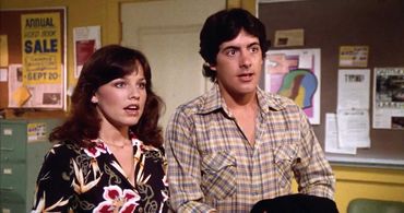 Debra Clinger and David Naughton in Midnight Madness (1980)