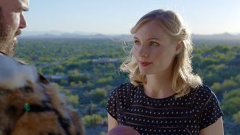 Rosalie Thomass and Matthew Bloom in 