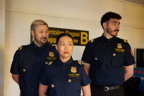 Sami Afuni, Nicholas Kong, and Fiona Choi in Australian Epic (2023)