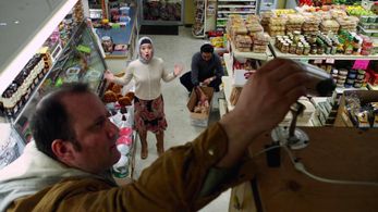 Marguerite Moreau, Pej Vahdat, and Ian Scott Rudolph in Shameless (2011)