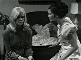 Nancy Barrett and Alexandra Isles in Dark Shadows (1966)