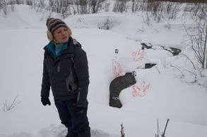 Holly Goss in Devil's Pass (2013)