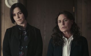 Emily Donahoe (Stephanie Katsufrakis) , Maura Tierney (Grace Poe)in 