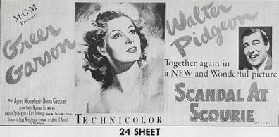 Greer Garson and Walter Pidgeon in Scandal at Scourie (1953)