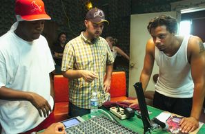 Terrence Howard and Craig Brewer in Hustle & Flow (2005)