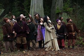 Mig Macario, Lee Arenberg, Emilie de Ravin, Ginnifer Goodwin, Gabe Khouth, Jason Burkart, Faustino Di Bauda, and Jeffrey
