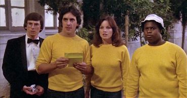 Debra Clinger, David Damas, Joel Kenney, and David Naughton in Midnight Madness (1980)