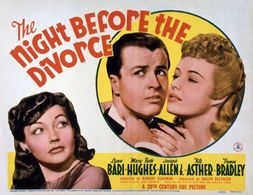 Joseph Allen, Lynn Bari, and Mary Beth Hughes in The Night Before the Divorce (1942)