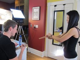 Billy Ingoldsby and Sara Lin in Up on High Ground (2014)