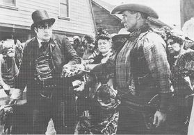 Gertrude Claire, Monte Collins, William S. Hart, Lillian Leighton, and Richard Neill in Tumbleweeds (1925)