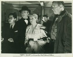 Tod Andrews, Keye Luke, Irene Manning, and Peter Whitney in Spy Ship (1942)