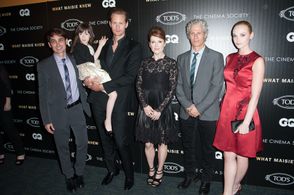 Julianne Moore, Alexander Skarsgård, Scott McGehee, David Siegel, Joanna Vanderham, and Onata Aprile at an event for Wha