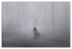 Dane DiLiegro and Amber Midthunder in Prey (2022)