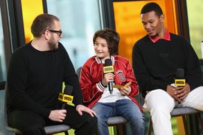 Jonah Hill, Sunny Suljic, and Na-kel Smith at an event for Mid90s (2018)