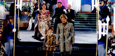 Jaclyn Jose, Anita Linda, Tom Taus, Noel Trinidad, and Ronaldo Valdez in Cedie (1996)