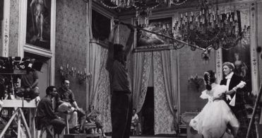 Burt Lancaster, Claudia Cardinale, Giuseppe Rotunno, and Luchino Visconti in The Leopard (1963)