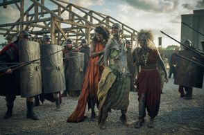 Pauline Turner and Lucy Ellinson in Britannia (2017)