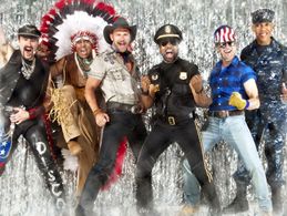 Alex Briley, Felipe Rose, Ray Simpson, The Village People, and Eric Anzalone