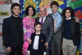 Charles Weiner, Matthew Weiner, Marten Holden Weiner, and Linda Brettler at an event for Mad Men (2007)