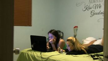 Lucy Tyler and Michelle Toomey in Hot Girls Wanted (2015)