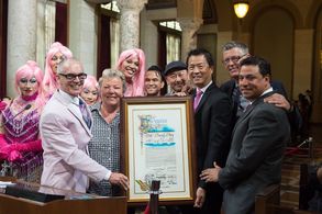 Tim Dang Day at City Hall, Los Angeles.