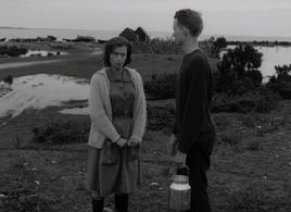 Harriet Andersson and Lars Passgård in Through a Glass Darkly (1961)