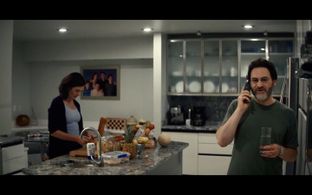 Michael Stuhlbarg and A.K. Benninghofen in The Staircase (2022)