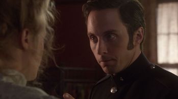 Tamara Hope and Jonny Harris in Murdoch Mysteries (2008)