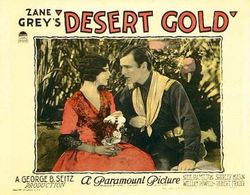 Neil Hamilton and Shirley Mason in Desert Gold (1926)