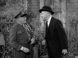 William Keene and Rolfe Sedan in The Addams Family (1964)