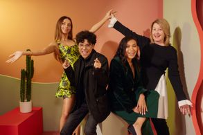 Rosemary Rodriguez, Angela Sarafyan, Benny Emmanuel, and Natalia del Riego at an event for Hail Mary (2023)