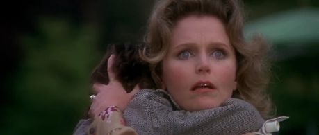 Lee Remick and Harvey Stephens in The Omen (1976)
