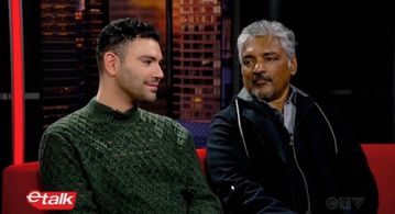 Adam Murciano & Sugith Varughese on Etalk chatting about their fictional sitcom podcast 'Supermarket'