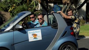 Joshua James, J.J. Carroll, and Zach Castle in The Beech Boys (2019)