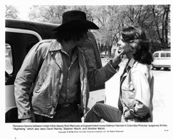 Kathryn Harrold and Nick Mancuso in Nightwing (1979)