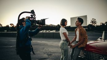 Anthony Littlechild on set for Liam Ferrari 