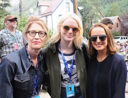 Natalie Portman, Valerie Faris, and Emma Stone