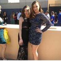 Brandi and her BFF at The Young Entertainer Awards in LA. 2017