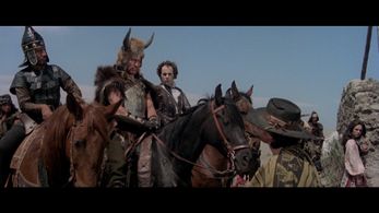 Tony Anthony, Raf Baldassarre, Lloyd Battista, David Dreyer, and Diana Lorys in Get Mean (1975)