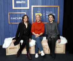 Harriet Walter, Phyllida Lloyd, and Clare Dunne at an event for The IMDb Studio at Sundance: The IMDb Studio at Acura Fe