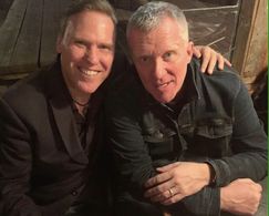 With Anthony Micheal Hall