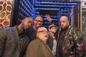 Alden Ray, Alan Heitz, Erik Marion, Reggie Watkins, and Chris Sullivan in This Is Us (2016)