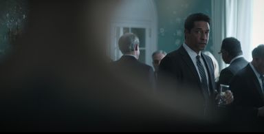 As Agent Chavez (Checkered Tie Guy) in The Flight Attendant on HBO Max (2020)