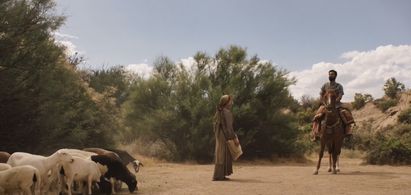 Abraham Makany and Ava Ticotin in The Chosen (2017)