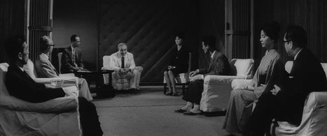 Minoru Chiaki, Keiko Kishi, Seiji Miyaguchi, Kinzô Shin, Osamu Takizawa, and Misako Watanabe in The Inheritance (1962)