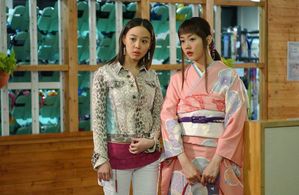 Jennifer Lee and Yu-ri Sung in A Prince's First Love (2004)